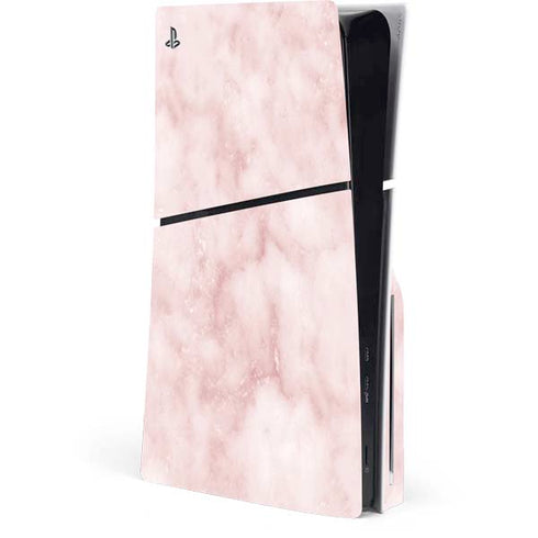 Blush Marble PS5 Slim Disk Console Skin