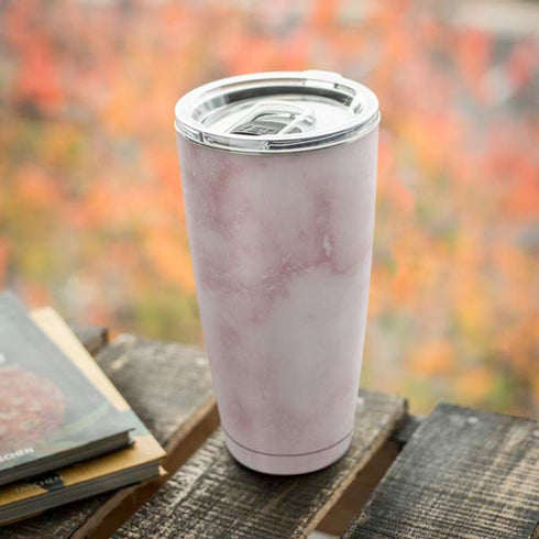 Blush Marble Yeti 20oz Tumbler Skin