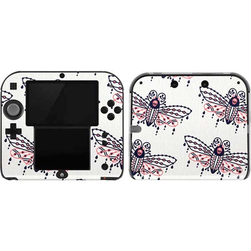 Cat Coq Blush Moth Nintendo 2DS Skin