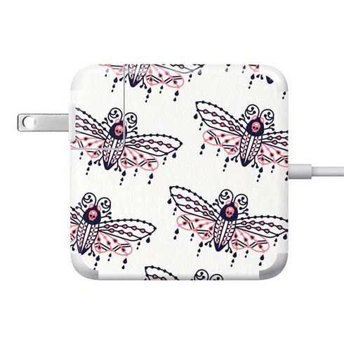 Cat Coq Blush Moth 85W Power Adapter (15 and 17 inch MacBook Pro Charger) Skin