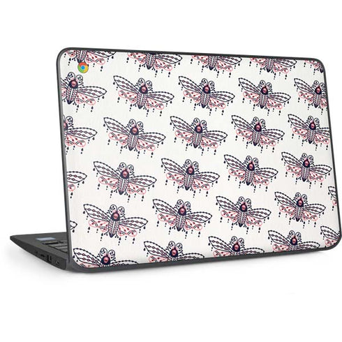 Blush Moth by Cat Coq HP Chromebook Skin