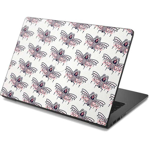 Cat Coq Blush Moth Dell Chromebook Skin