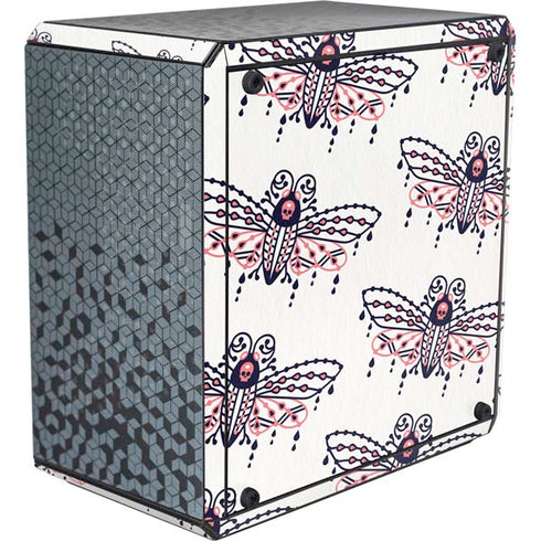 Cat Coq Blush Moth Cooler Master MasterBox Q300L Mini Tower Skin