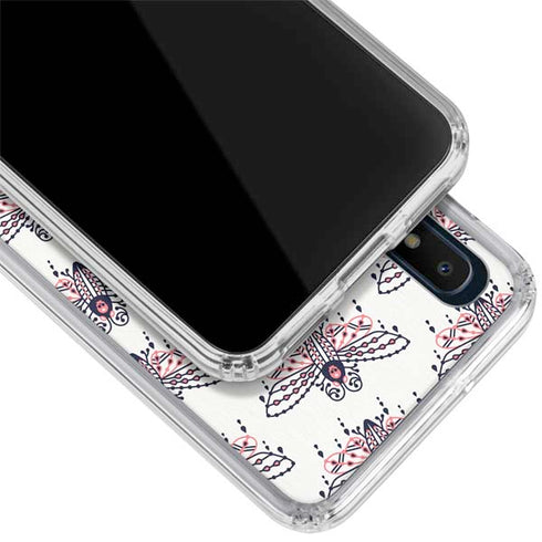 Cat Coq Blush Moth Galaxy A10e Clear Case
