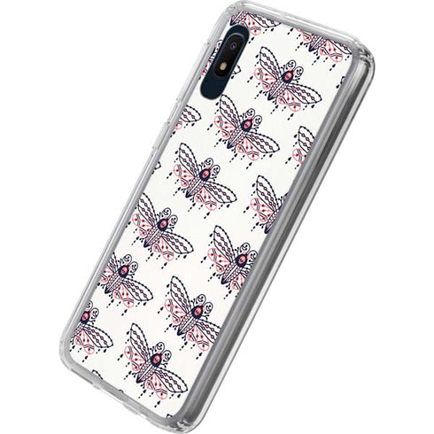 Cat Coq Blush Moth Galaxy A10e Clear Case