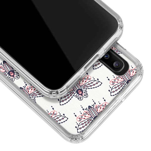 Cat Coq Blush Moth Galaxy A30 Clear Case