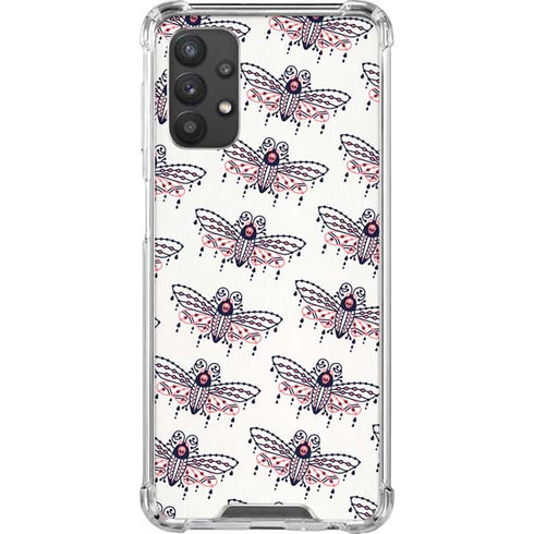 Cat Coq Blush Moth Galaxy A32 5G Clear Case