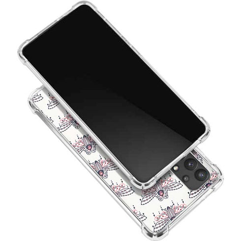 Cat Coq Blush Moth Galaxy A32 5G Clear Case