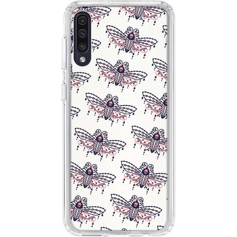 Cat Coq Blush Moth Galaxy A50 Clear Case