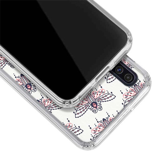 Cat Coq Blush Moth Galaxy A50 Clear Case