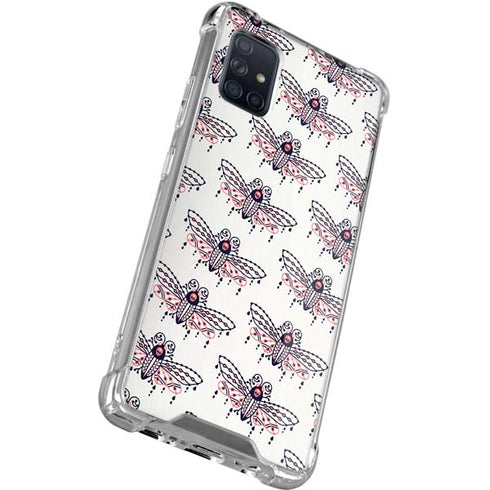 Cat Coq Blush Moth Galaxy A51 5G Clear Case