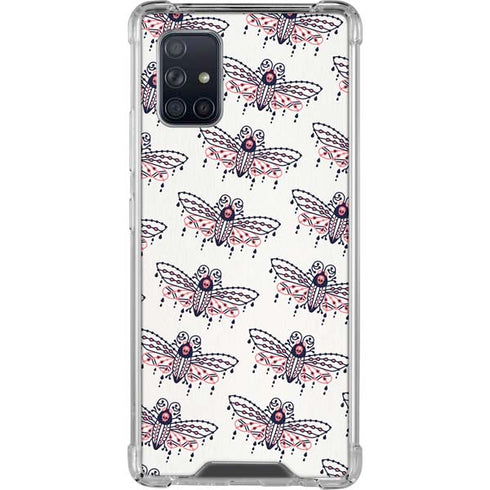 Cat Coq Blush Moth Galaxy A71 5G Clear Case