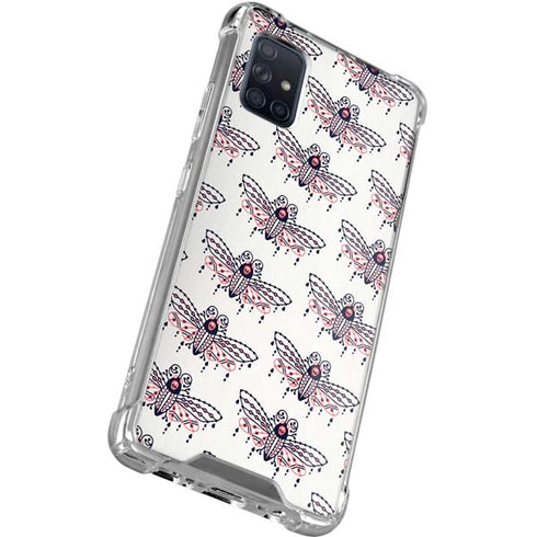 Cat Coq Blush Moth Galaxy A71 5G Clear Case