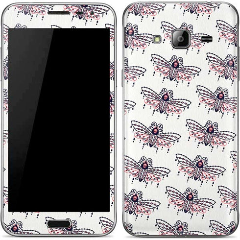 Cat Coq Blush Moth Galaxy J3 Skin
