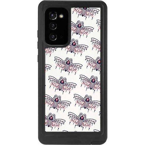 Cat Coq Blush Moth Galaxy Note20 5G Waterproof Case