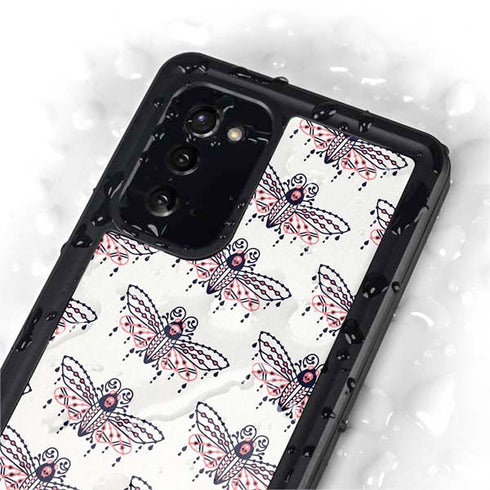 Cat Coq Blush Moth Galaxy Note20 5G Waterproof Case