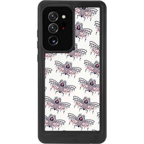 Cat Coq Blush Moth Galaxy Note20 Ultra 5G Waterproof Case