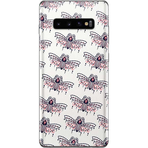 Cat Coq Blush Moth Galaxy S10 Plus Skin