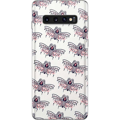 Cat Coq Blush Moth Galaxy S10 Skin
