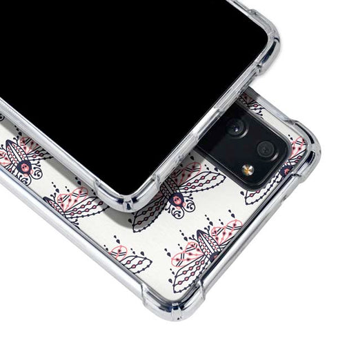 Cat Coq Blush Moth Galaxy S20 FE Clear Case