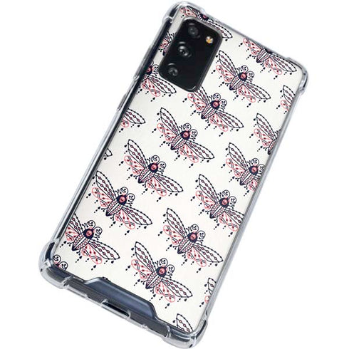 Cat Coq Blush Moth Galaxy S20 FE Clear Case