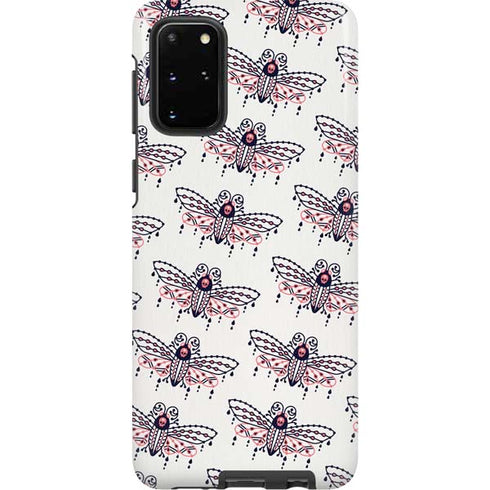 Cat Coq Blush Moth Galaxy S20 Plus Pro Case