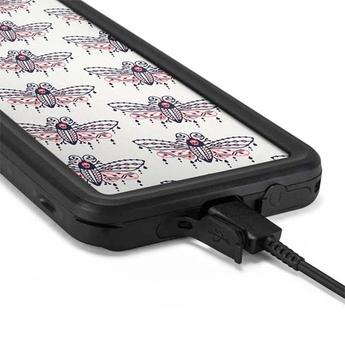 Cat Coq Blush Moth Galaxy S20 Plus Waterproof Case