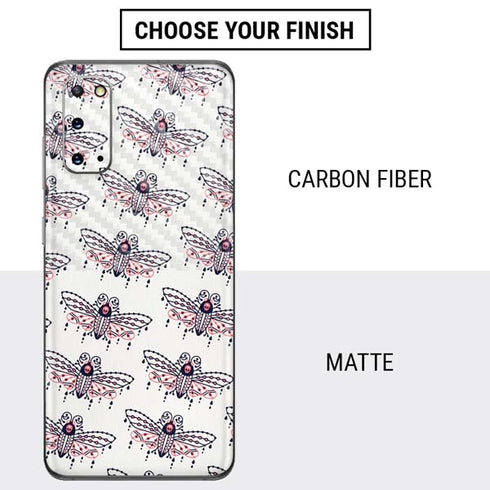 Cat Coq Blush Moth Galaxy S20 Skin