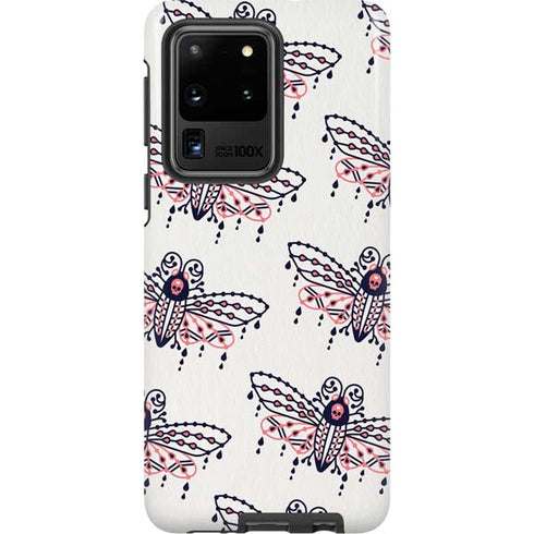 Cat Coq Blush Moth Galaxy S20 Ultra 5G Pro Case