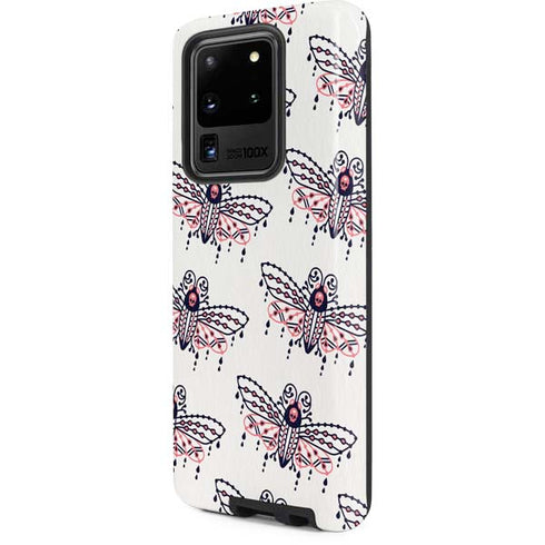Cat Coq Blush Moth Galaxy S20 Ultra 5G Pro Case
