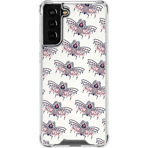 Cat Coq Blush Moth Galaxy S21 FE Clear Case