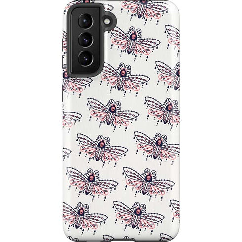 Cat Coq Blush Moth Galaxy S21 FE Pro Case