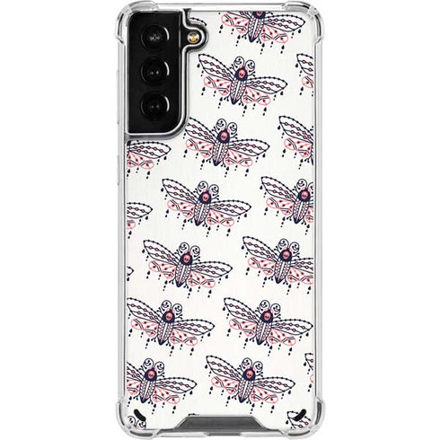 Cat Coq Blush Moth Galaxy S21 Plus 5G Clear Case