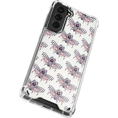 Cat Coq Blush Moth Galaxy S21 Plus 5G Clear Case
