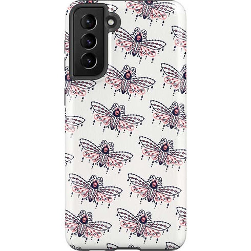 Cat Coq Blush Moth Galaxy S21 Plus 5G Pro Case