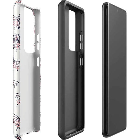 Cat Coq Blush Moth Galaxy S21 Ultra 5G Pro Case