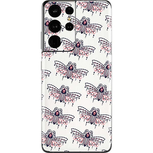 Cat Coq Blush Moth Galaxy S21 Ultra 5G Skin