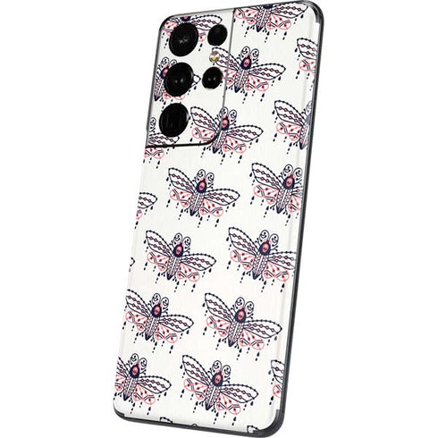 Cat Coq Blush Moth Galaxy S21 Ultra 5G Skin