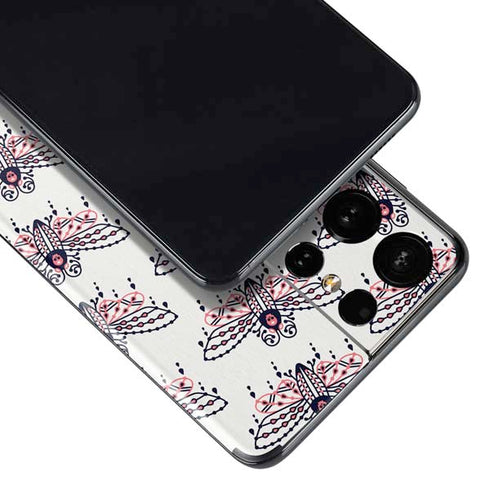 Cat Coq Blush Moth Galaxy S21 Ultra 5G Skin