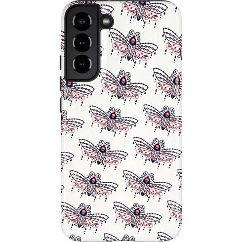Cat Coq Blush Moth Galaxy S22 Plus Pro Case