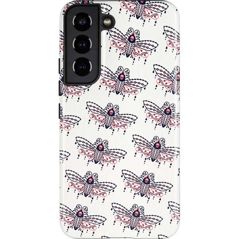 Cat Coq Blush Moth Galaxy S22 Pro Case
