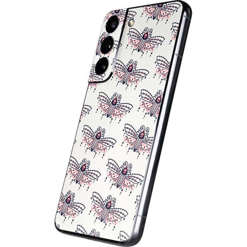 Cat Coq Blush Moth Galaxy S22 Skin