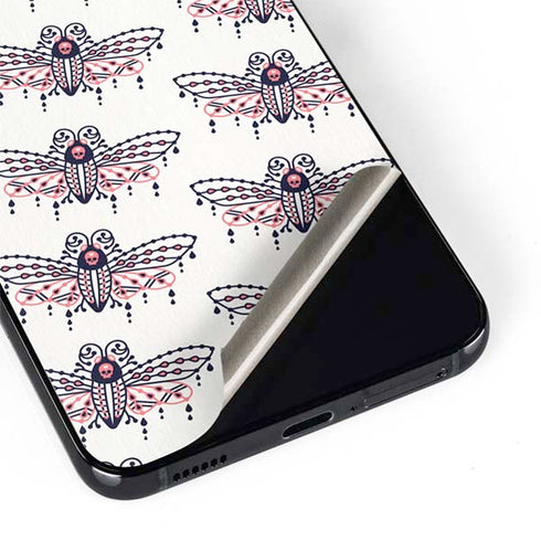 Cat Coq Blush Moth Galaxy S22 Skin