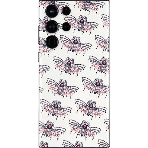Cat Coq Blush Moth Galaxy S22 Ultra Skin