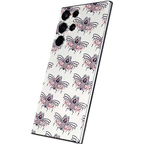 Cat Coq Blush Moth Galaxy S22 Ultra Skin