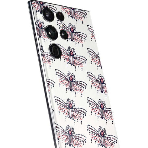 Cat Coq Blush Moth Galaxy S22 Ultra Skin