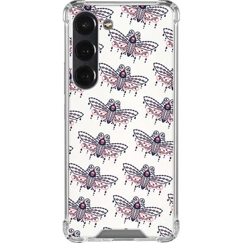 Cat Coq Blush Moth Galaxy S23 Clear Case