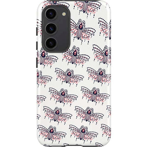 Cat Coq Blush Moth Galaxy S23 Plus Pro Case