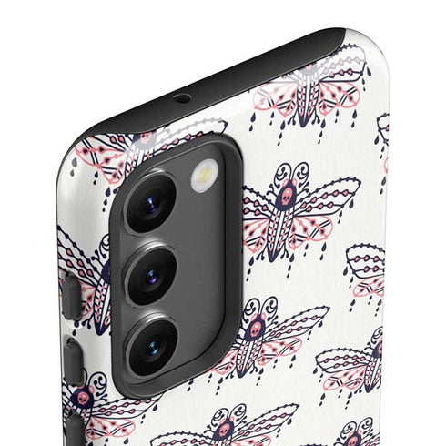 Cat Coq Blush Moth Galaxy S23 Plus Pro Case
