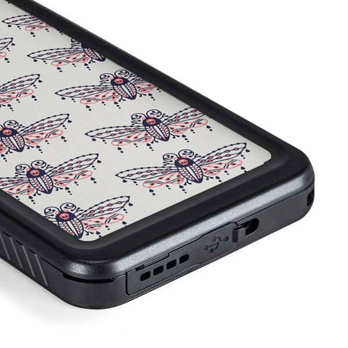 Cat Coq Blush Moth Galaxy S23 Plus Waterproof Case